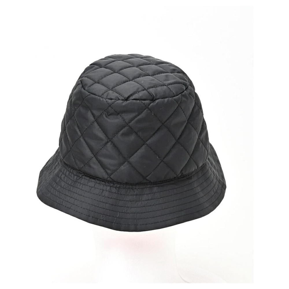Celine Black Quilted Bucket Hat with COA - Picture 5 of 9